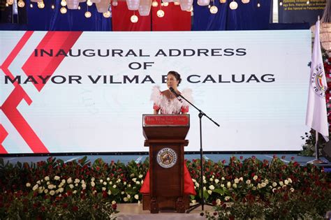 SAN FERNANDO, PAMPANGA MAYOR VILMA CALUAG .